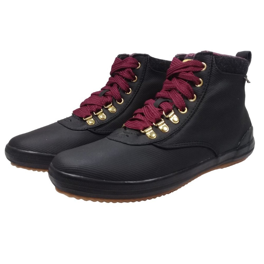 Keds Women's Water-Resistant Canvas Scout II Black Boots Size 7.5W - Picture 4 of 13